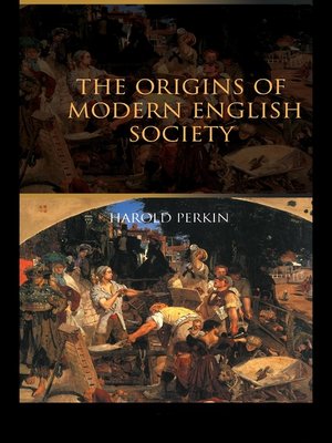 cover image of The Origins of Modern English Society
